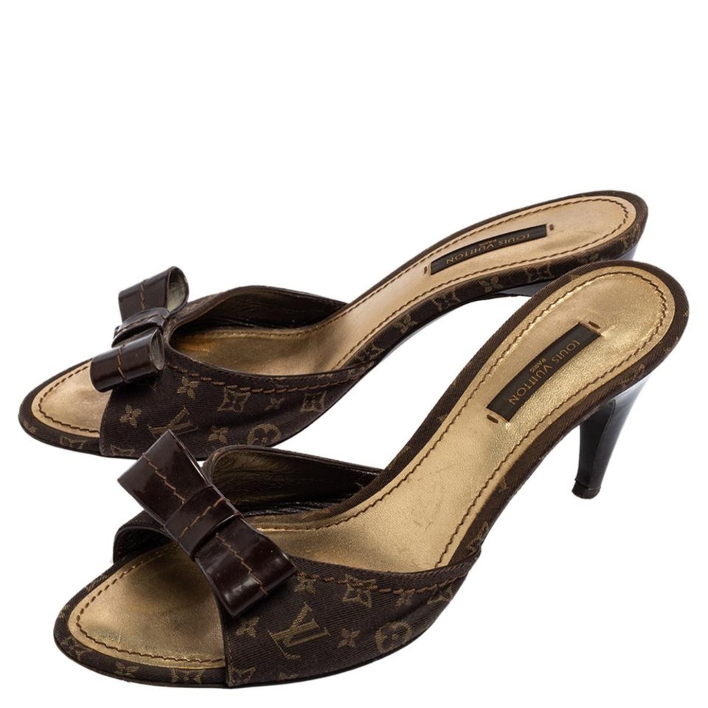 Louis Vuitton Monogram Canvas Slides